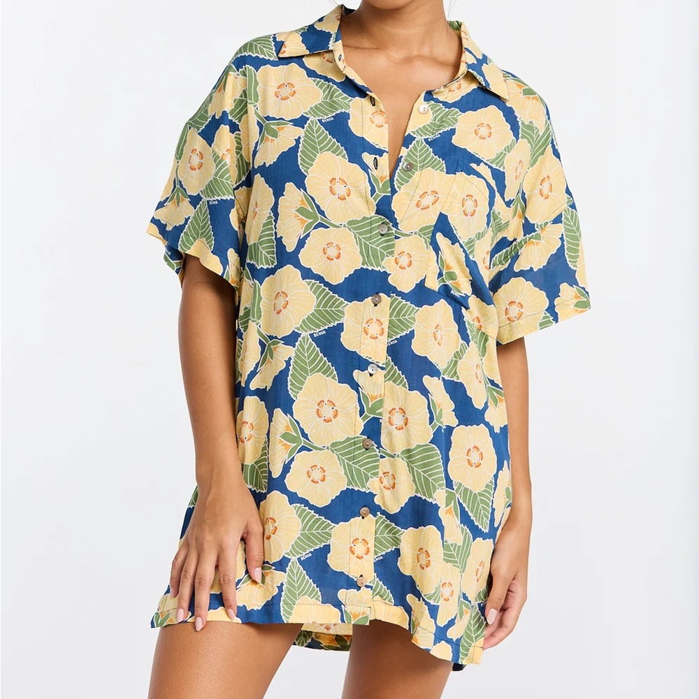 Benoa Swim | ALOHA SHIRT DRESS - ILIMA | Size Medium